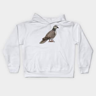 Bird - Dove - Spotted Dove Kids Hoodie